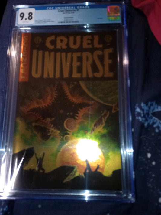 EC CRUEL UNIVERSE #1 ONI PRESS CVR D WILLIAMS III FOIL 2024 CGC 9.8 NM