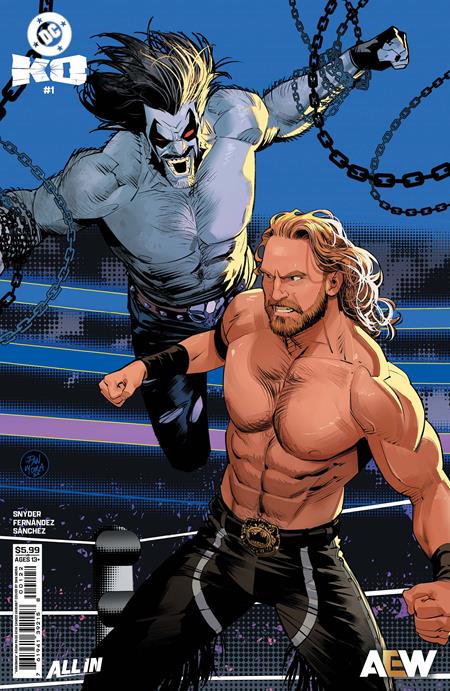 DC K.O. #1 (OF 5) CVR K DAN MORA HANGMAN ADAM PAGE AEW CAMEO CARD STOCK VAR