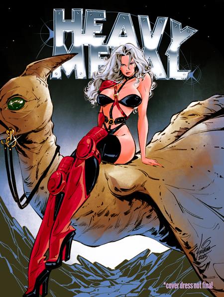 HEAVY METAL MAGAZINE #3 CVR D SVETA SHUBINA MASSIVE SELECT EXCLUSIVE VAR (MR) Limited to 2000 Copies