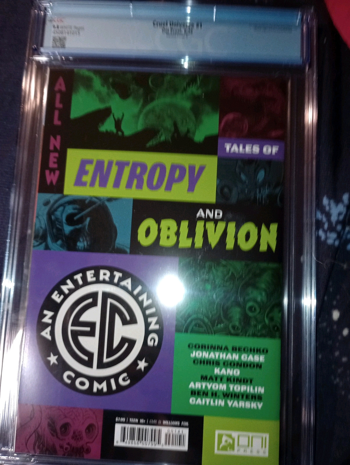 EC CRUEL UNIVERSE #1 ONI PRESS CVR D WILLIAMS III FOIL 2024 CGC 9.8 NM