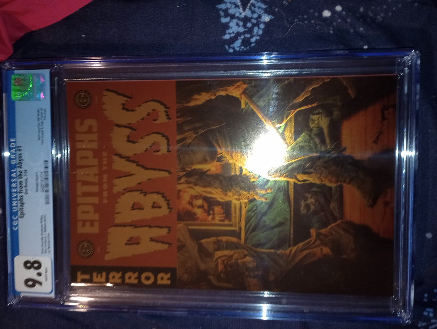 EC EPITAPHS FROM THE ABYSS #1 ONI PRESS 2024 LEE BERMEJO FOIL VARIANT CGC 9.8 NM